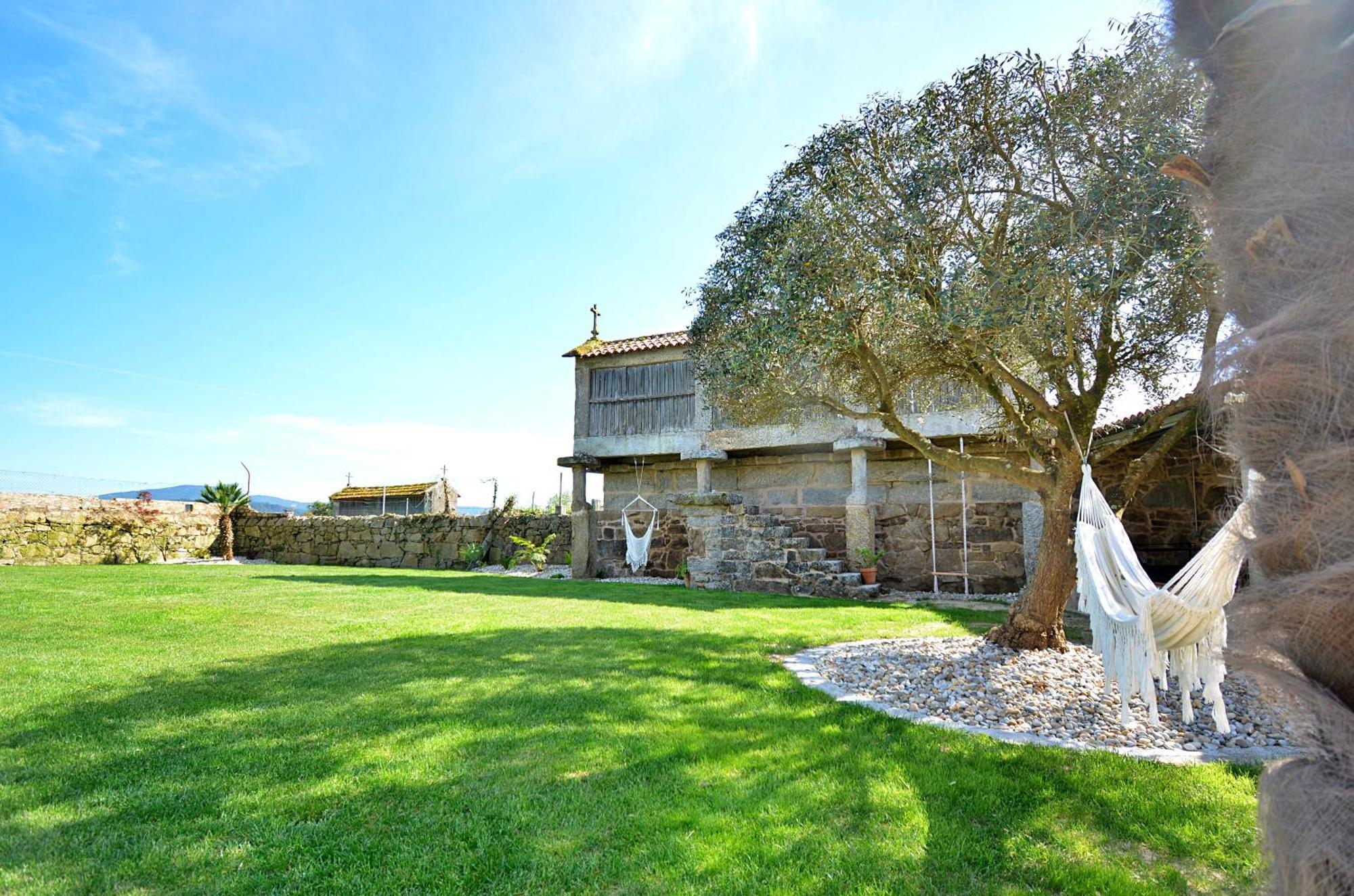 Casa con enorme jardín en Cambados Vila Exterior foto