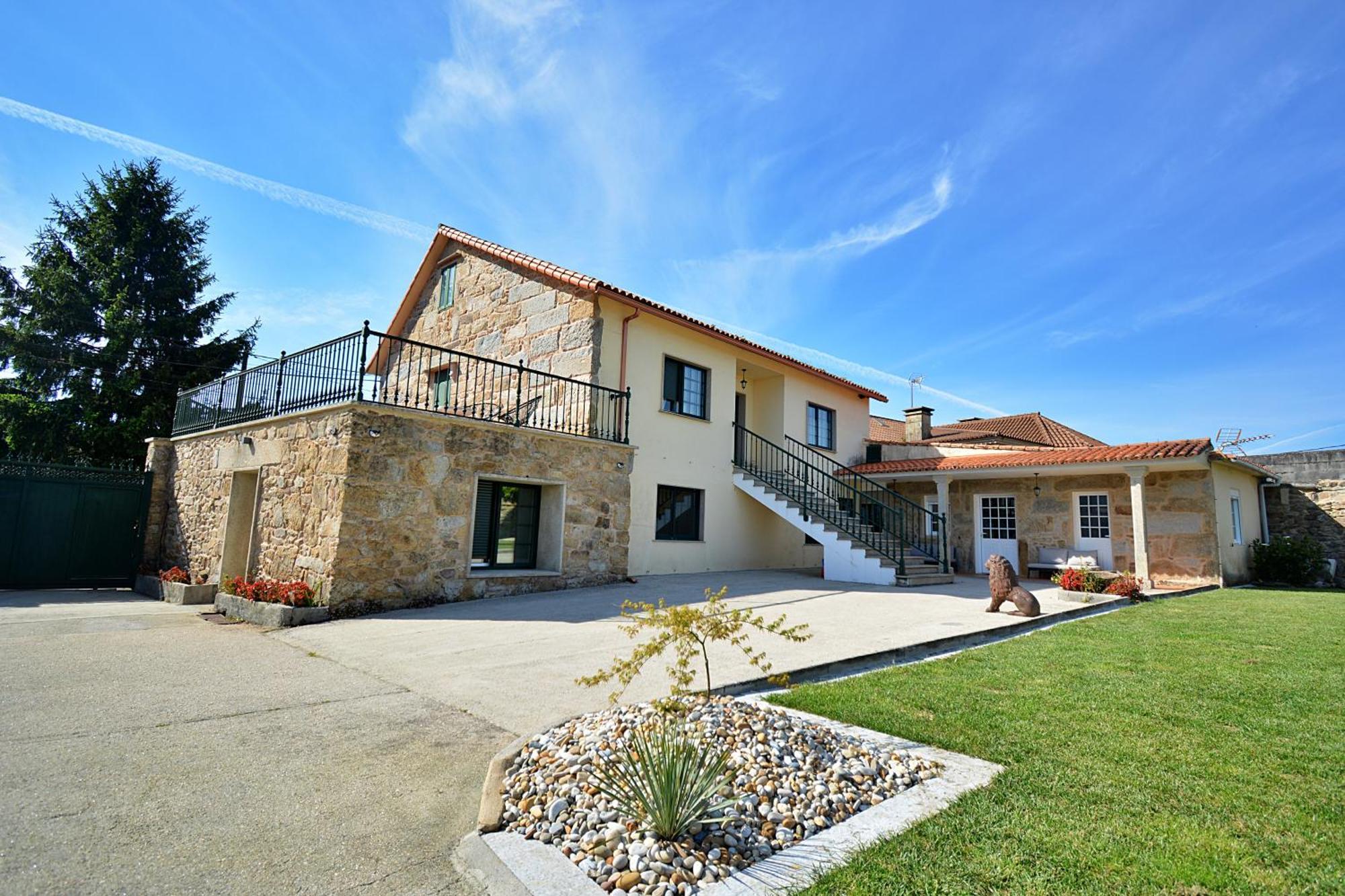 Casa con enorme jardín en Cambados Vila Exterior foto